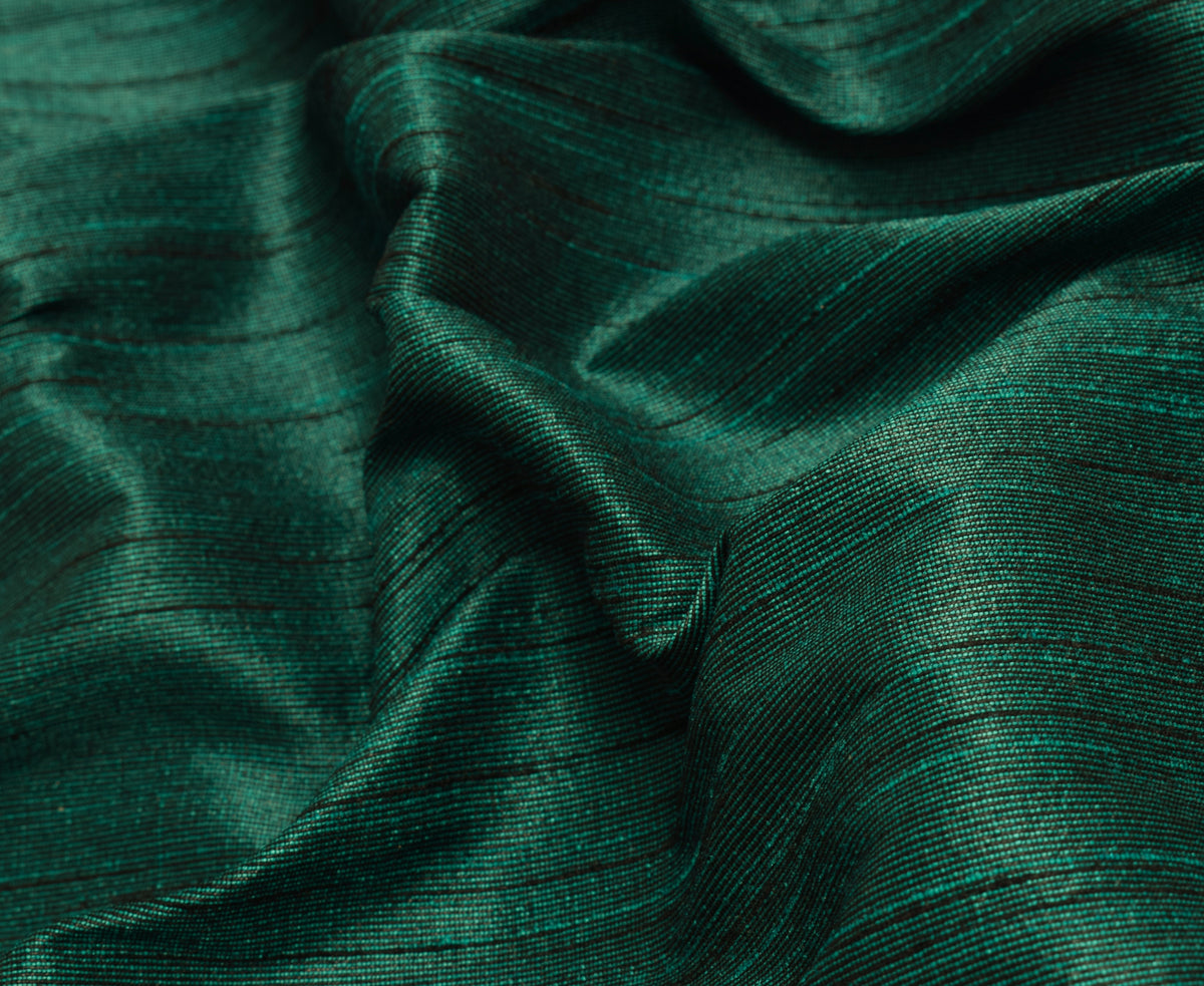 Green Blend Silk Dupioni Slub Curtain Drape Panel Craft Dress Fabric By the Yard
