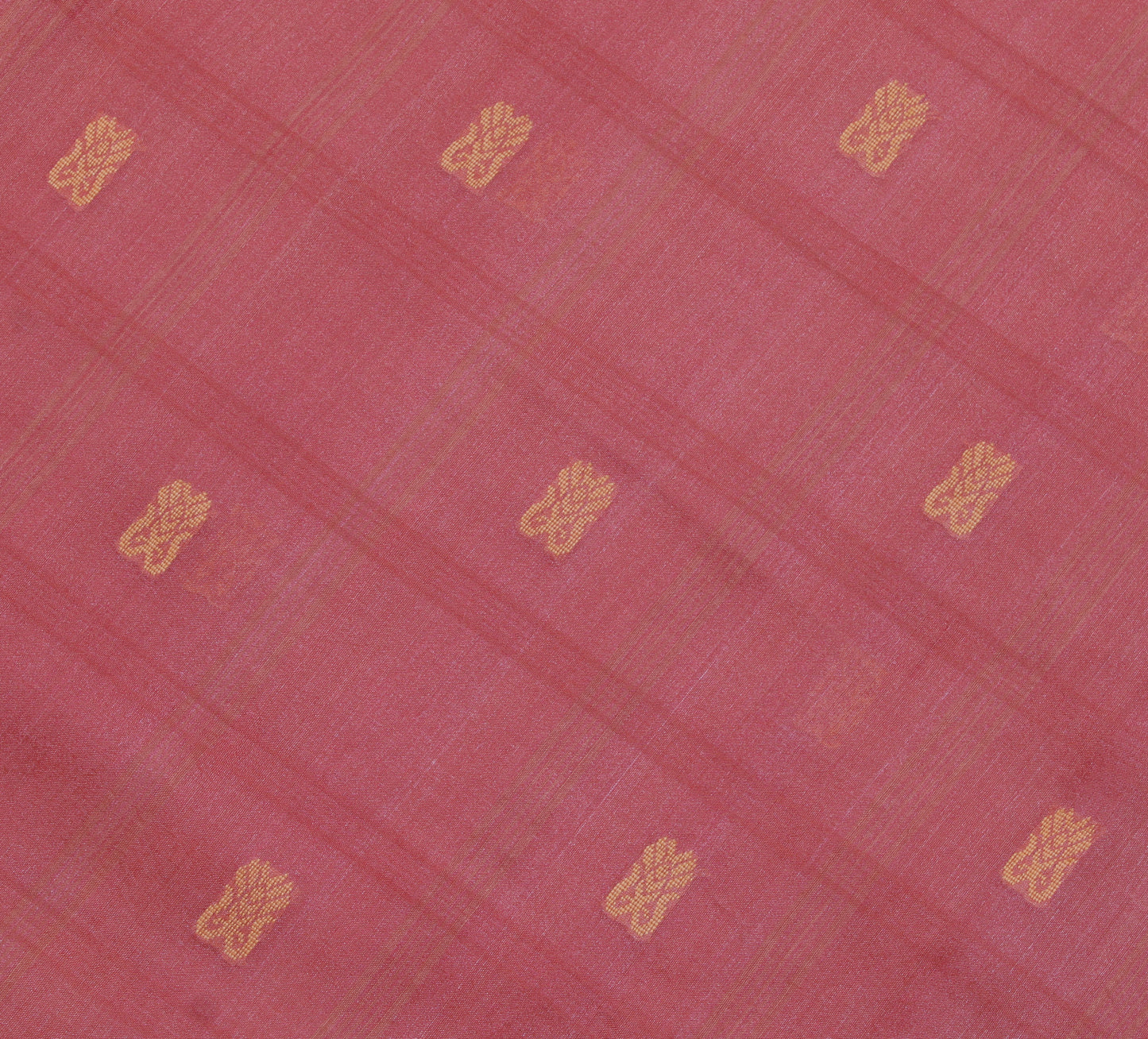 Sushila Vintage Indian Saree 100% Pure Silk Woven Floral Sari Craft 5 YD Fabric
