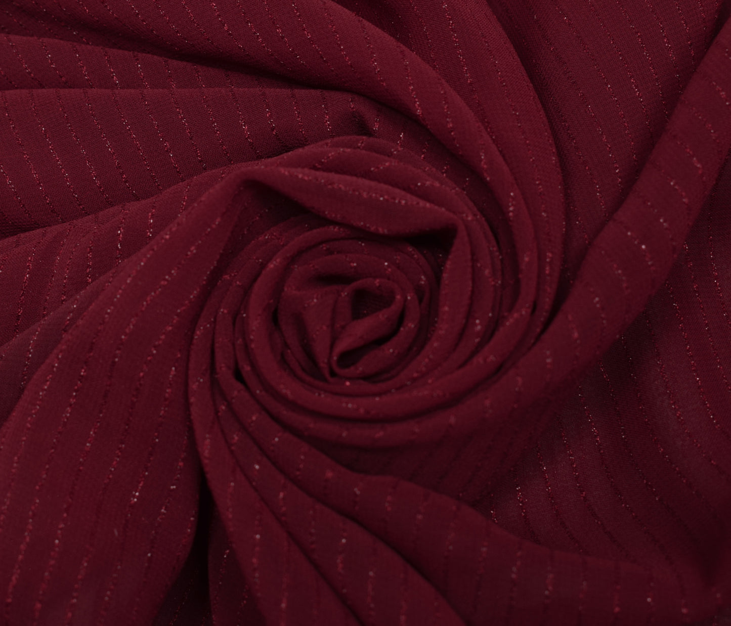 Sushila Vintage Maroon Saree Blend Georgette Silk Hand Beaded Floral Sari Fabric