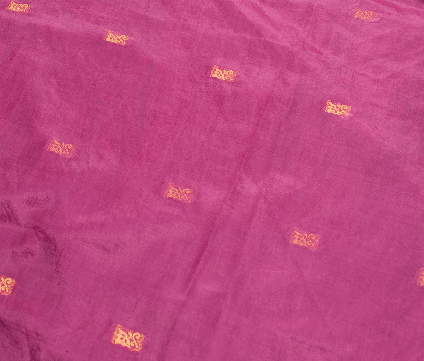Sushila Vintage Indian Saree Art Silk Baluchari Woven Soft 5YD Sari Craft Fabric