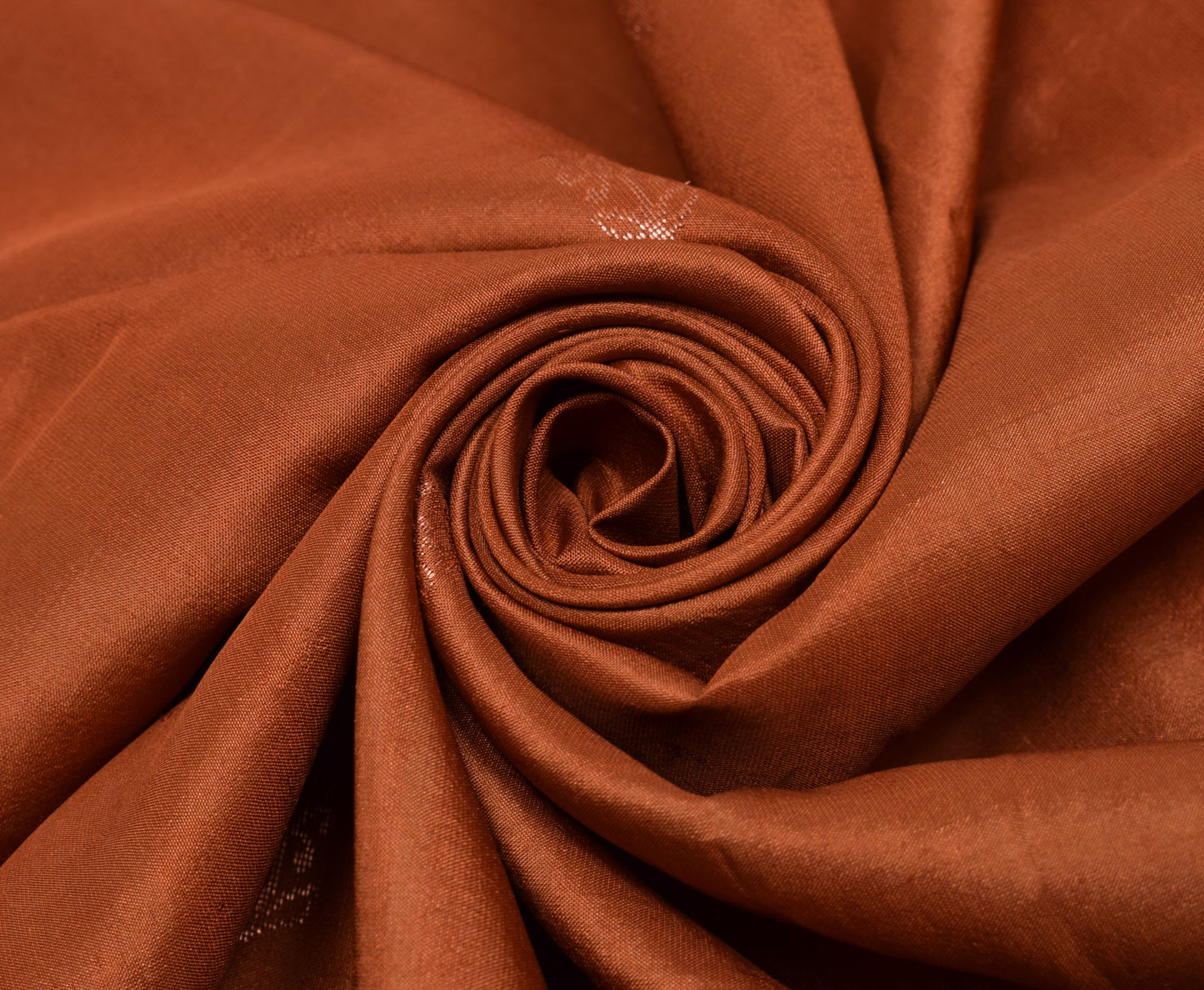 Sushila Vintage Brown Indian Saree 100% Pure Silk Woven Floral Sari Craft Fabric