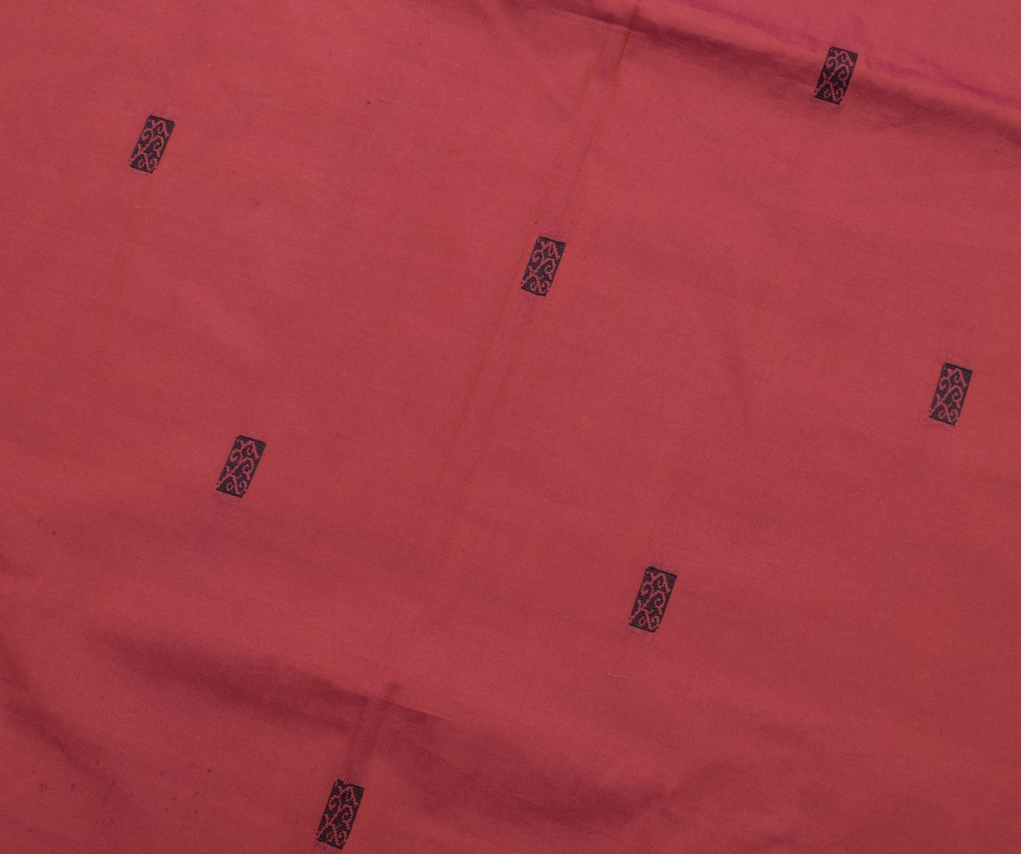 Sushila Vintage Dual Tone Indian Saree Art Silk Woven Floral Sari Craft Fabric
