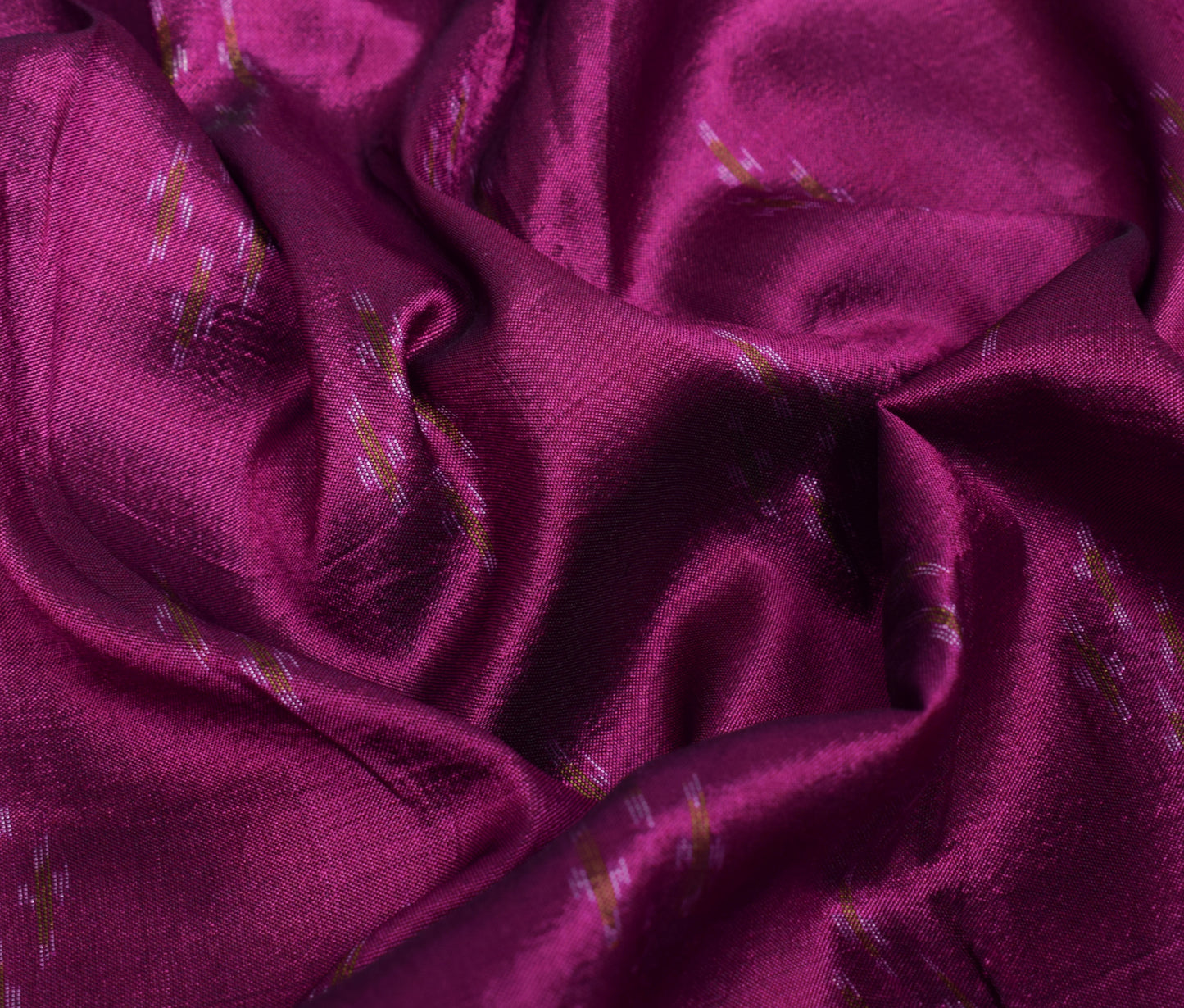 Sushila Vintage Purple Saree Pure Silk Hand Woven Ikat Patola Sari Craft Fabric