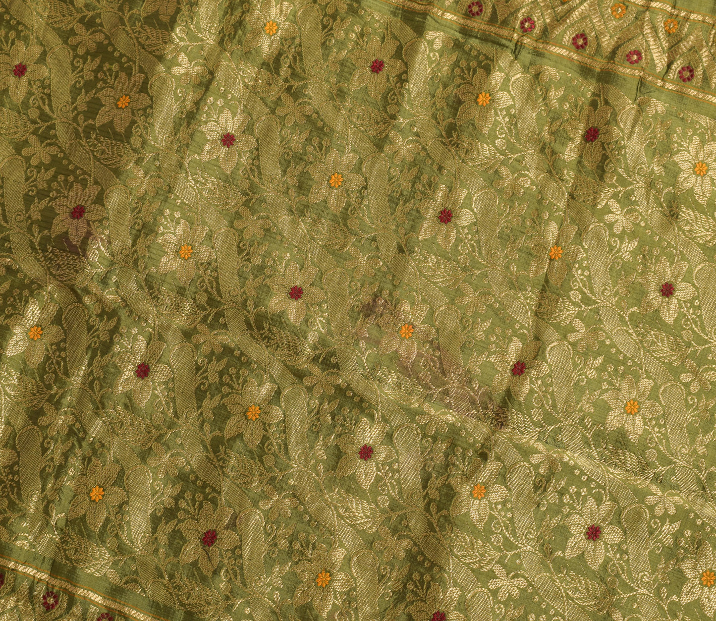 Sushila Vintage Purple Saree Pure Silk Hand Woven Ikat Patola Sari Craft Fabric
