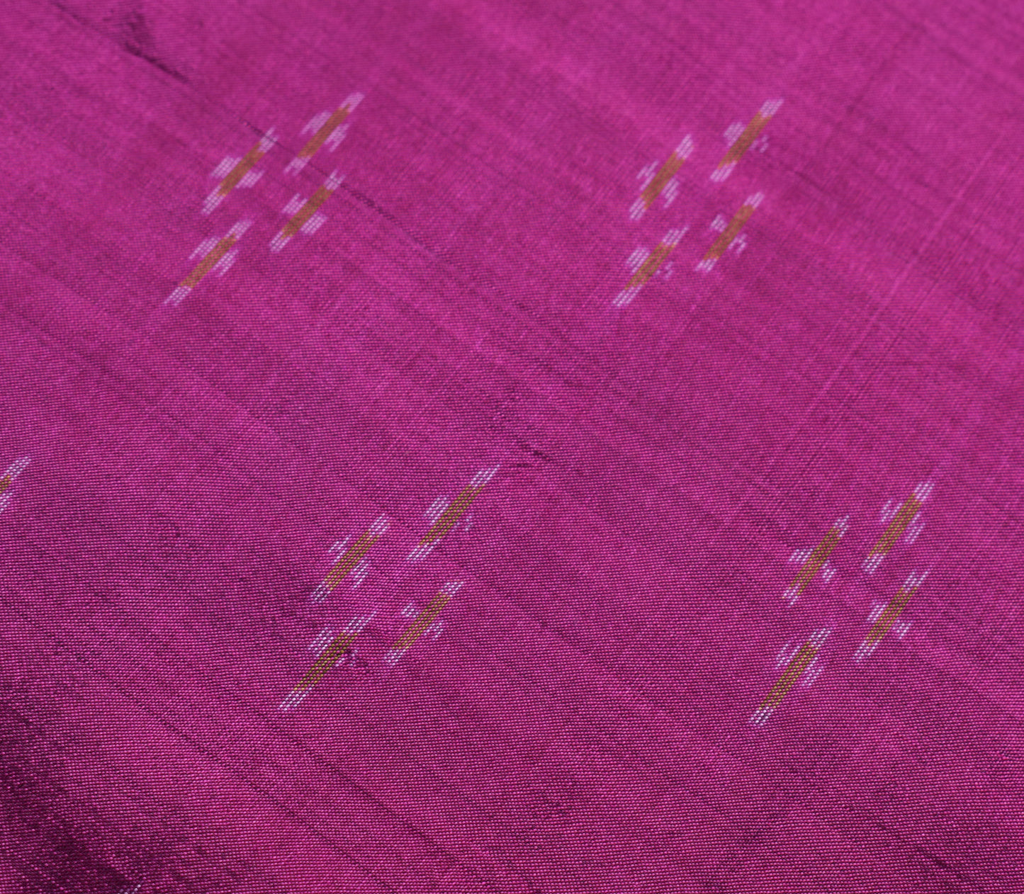 Sushila Vintage Purple Saree Pure Silk Hand Woven Ikat Patola Sari Craft Fabric