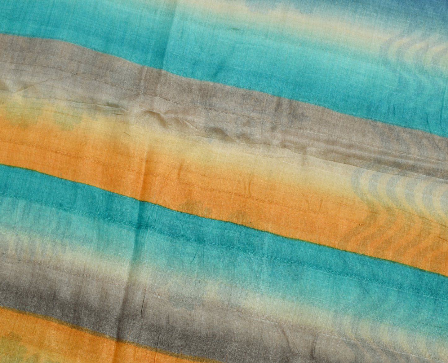 Sushila Vintage Cream Saree 100% Pure Woolen Woven Floral Soft Sari Craft Fabric