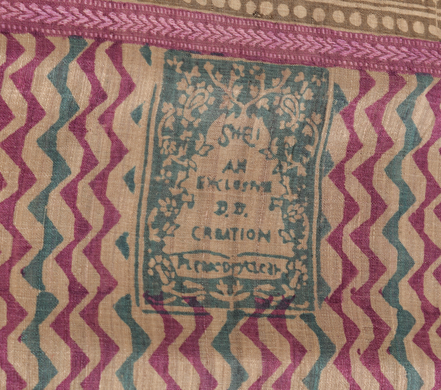 Sushila Vintage Brown Branded Saree 100% Pure Tussar Silk Woven Sari Fabric