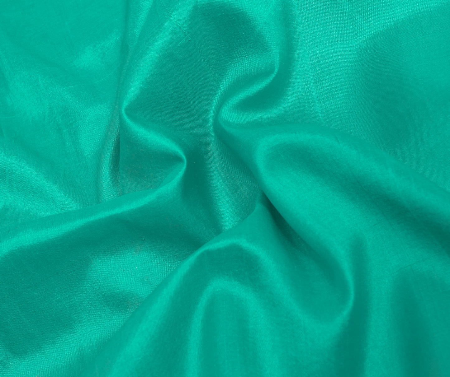 Sushila Vintage Aqua Green & Pink Saree 100% Pure silk Woven Soft Sari Fabric