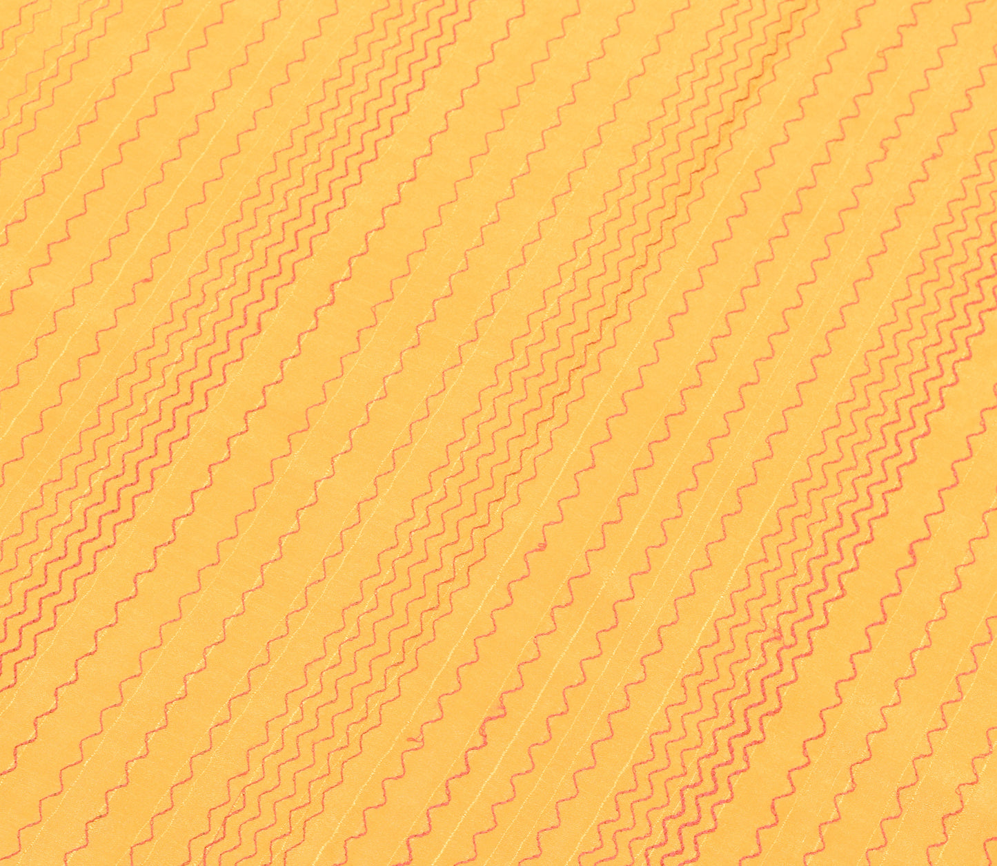Sushila Vintage Yellow Thread Embroidered Saree Art Silk Human Sari Craft Fabric