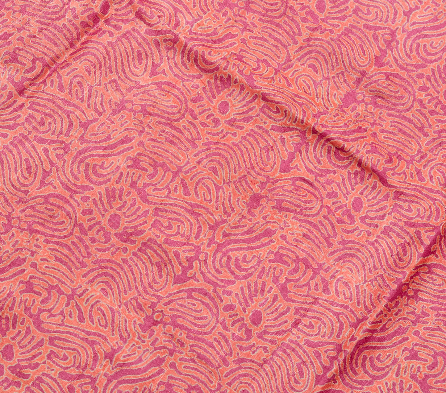 Sushila Vintage 100% Pure Silk Saree Printed & Woven Soft Handloom Sari Fabric