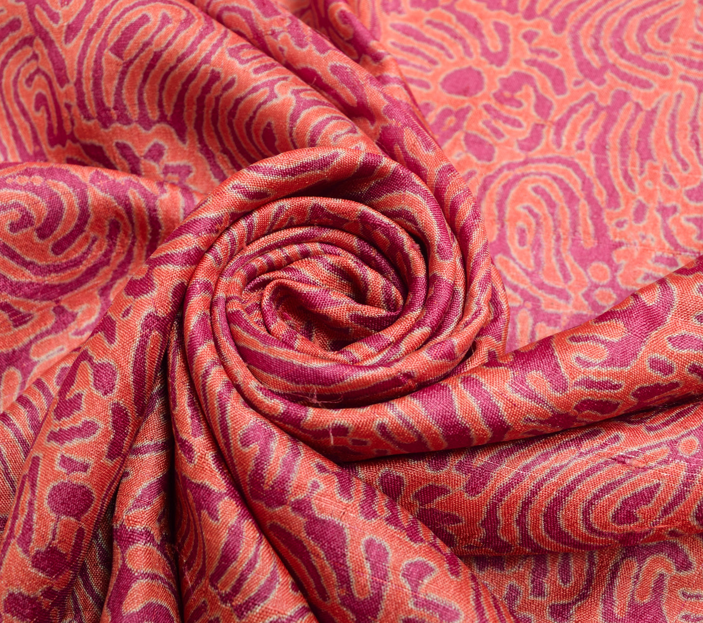 Sushila Vintage 100% Pure Silk Saree Printed & Woven Soft Handloom Sari Fabric