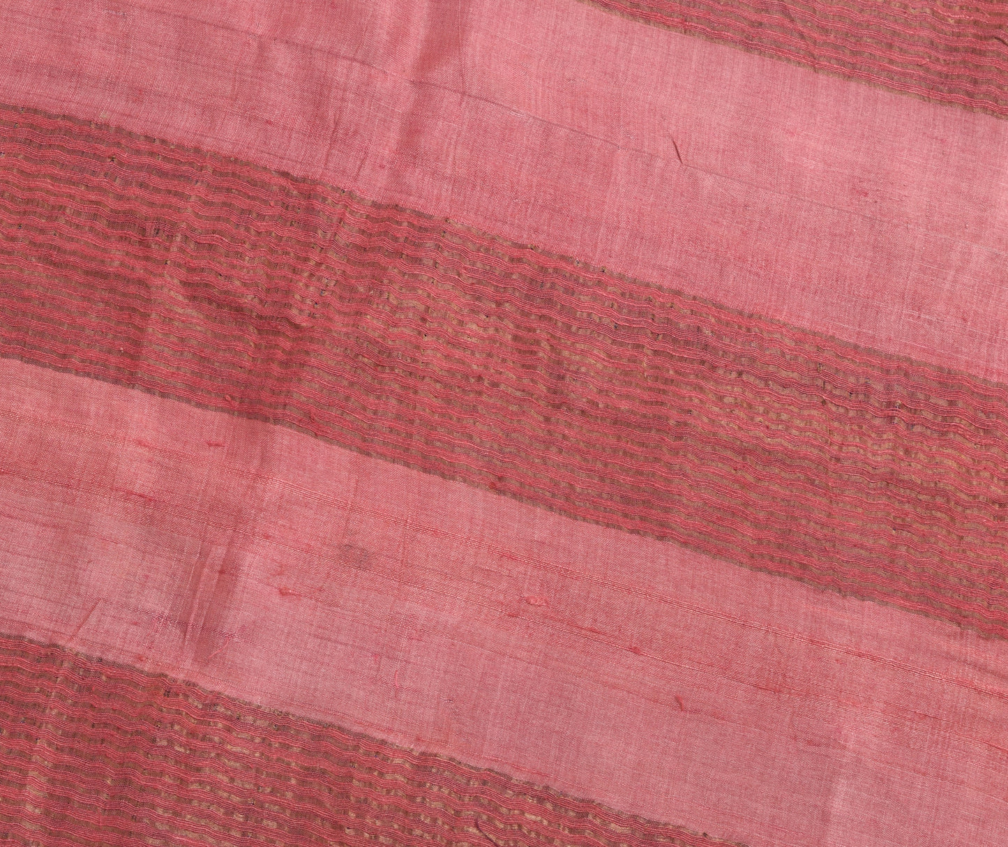 Sushila Vintage Blue Saree 100% Pure Tussar Silk Woven Floral Soft Sari Fabric