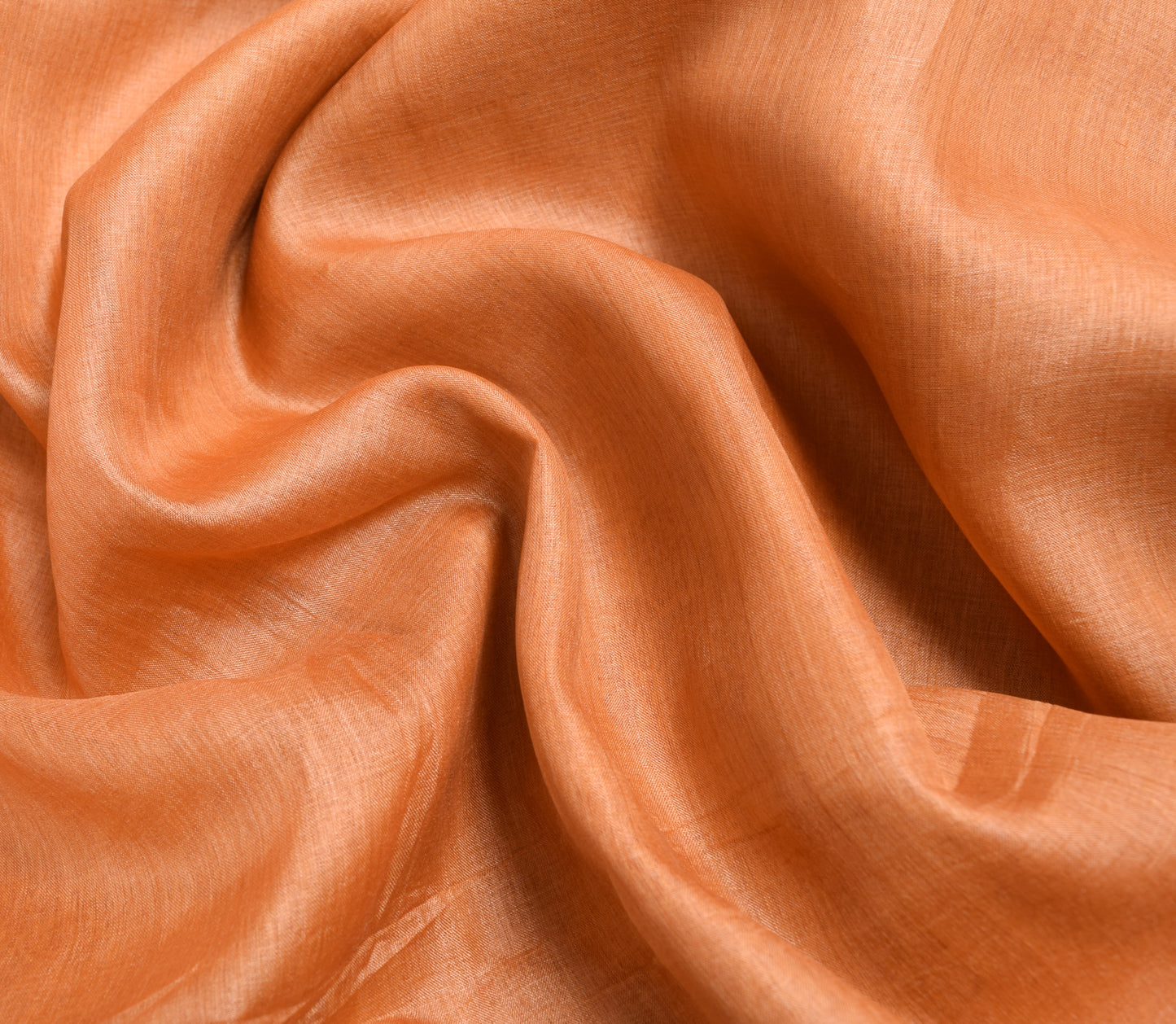 Sushila Vintage Rust Indian Saree 100% Pure Silk Woven 5 YD Sari Craft Fabric