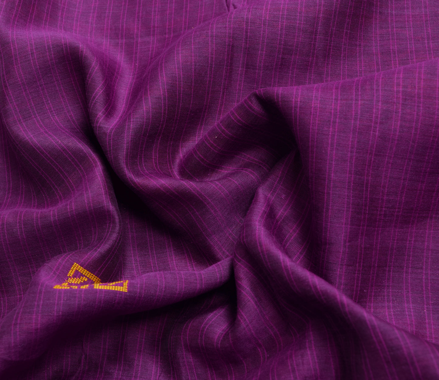 Sushila Vintage Purple Woven Saree Blend Cotton Traditional Sari Craft Fabric