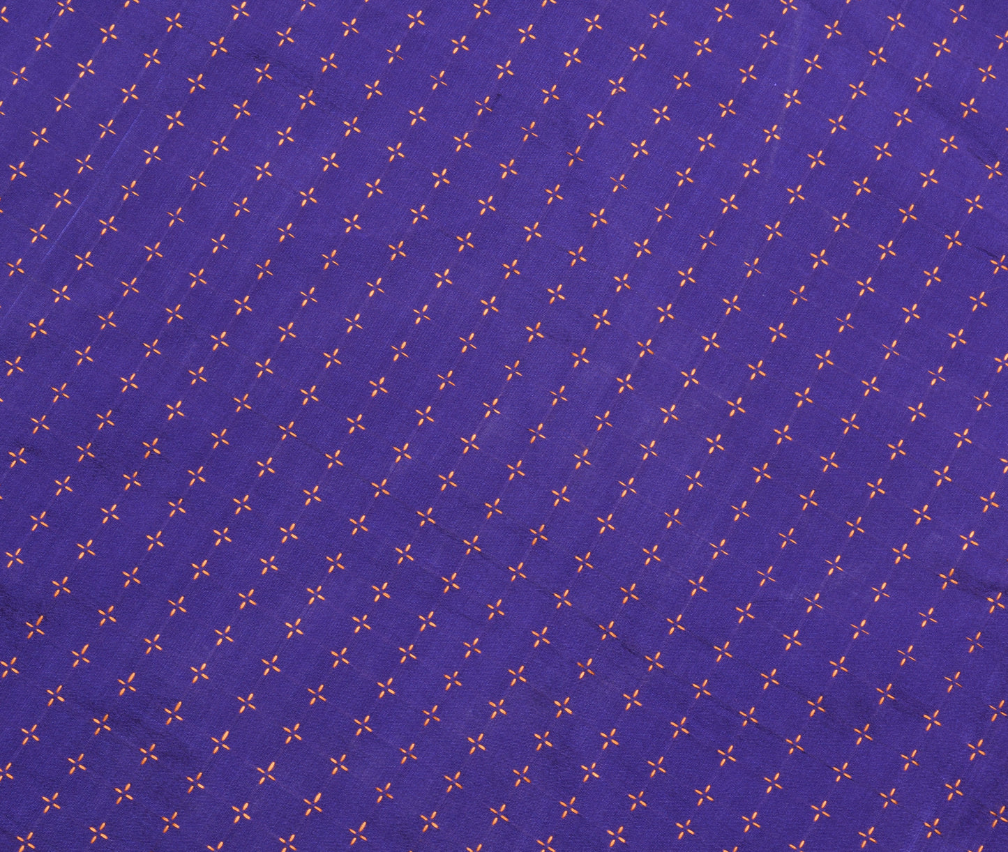 Sushila Vintage Purple Woven Saree Silk Blend Sari with Contrast Border Fabric