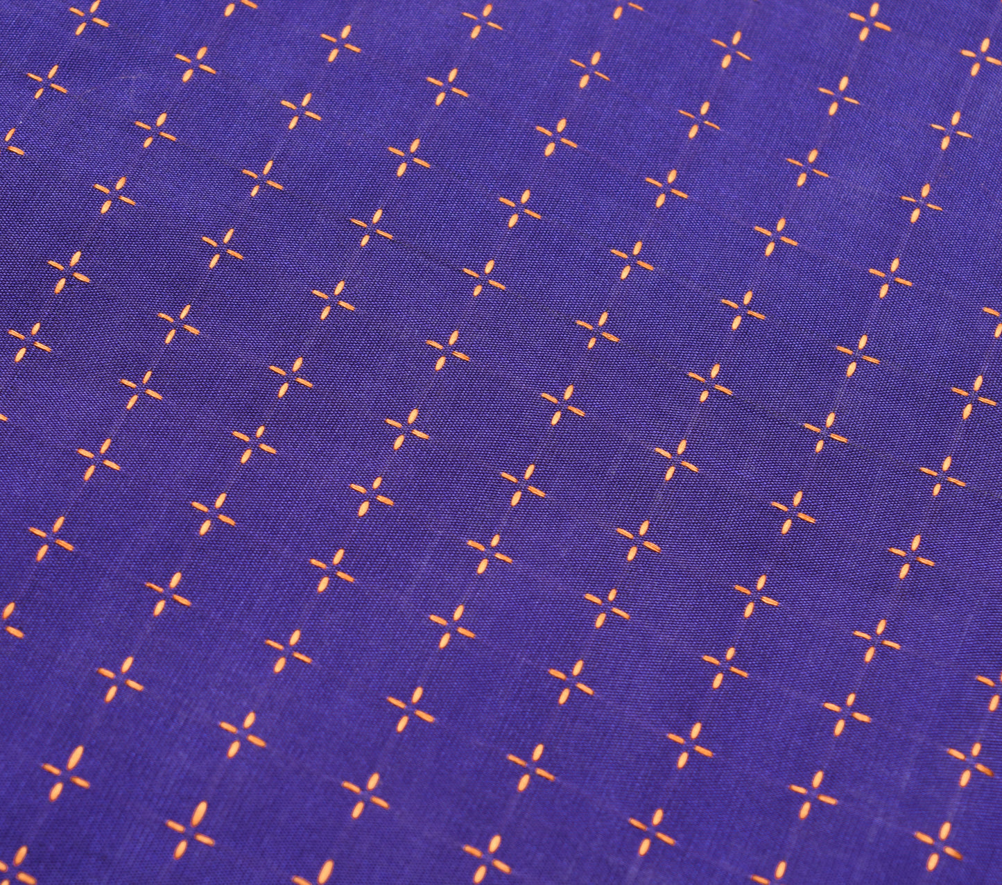 Sushila Vintage Purple Woven Saree Silk Blend Sari with Contrast Border Fabric