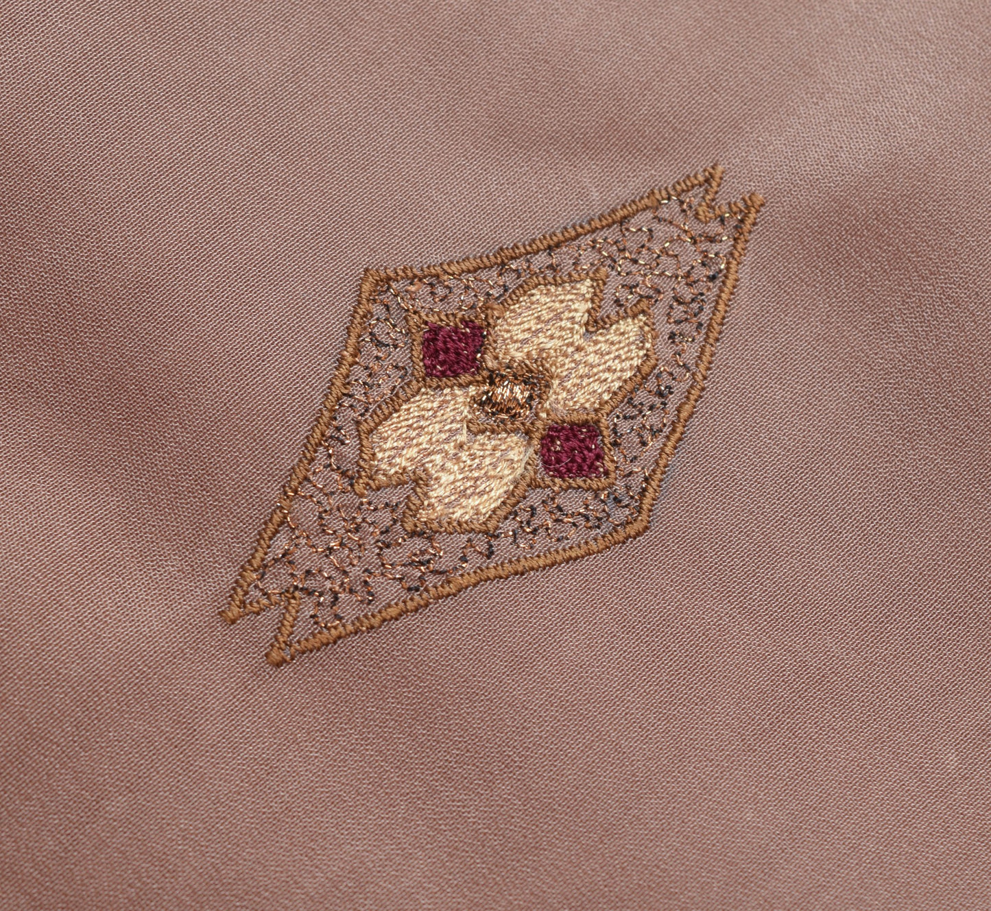 Sushila Vintage Brown Dual Tone Saree 100%Pure Silk Embroidered Soft Sari Fabric