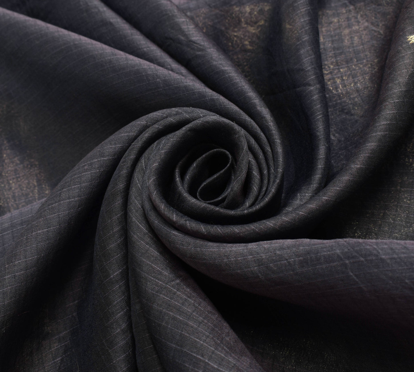 Sushila Vintage Dark Purple Party Wear Saree 100% Pure Silk Woven Sari Fabric