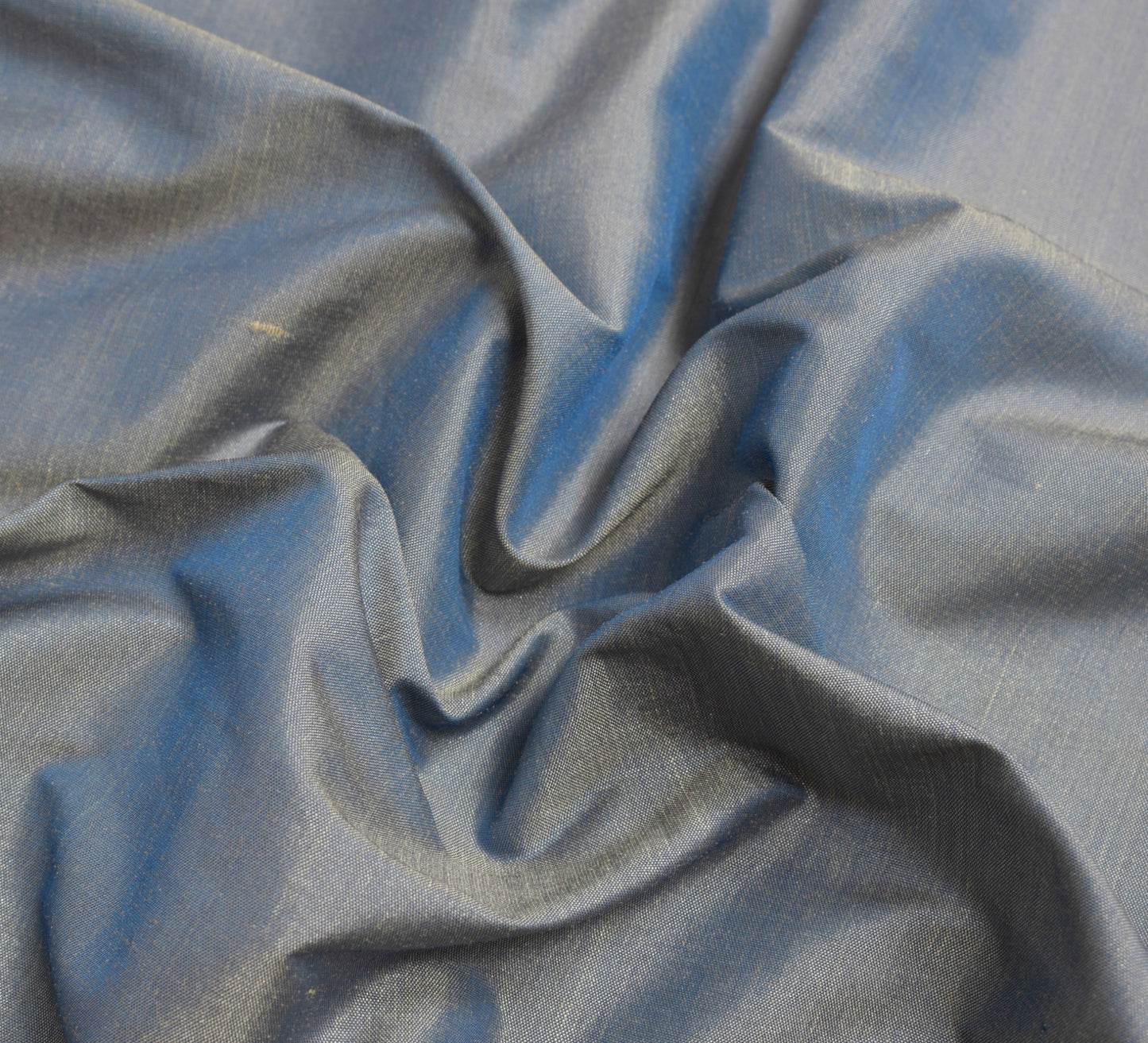 Sushila Vintage Silk Aqua Blue Dual Tone Saree Resham Woven Ethnic Sari Fabric