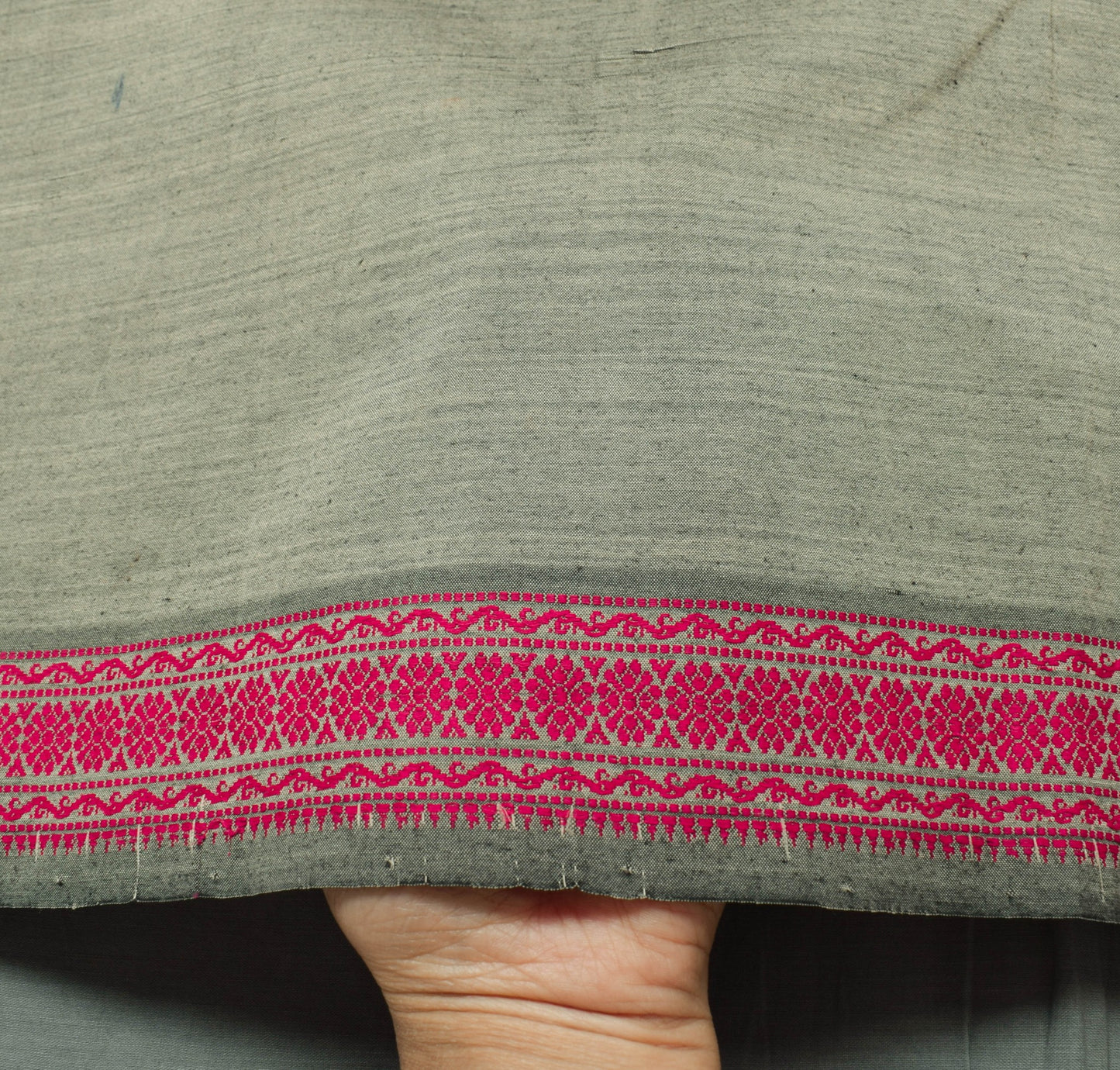 Sushila Vintage ray Blend Cotton Silk Saree Woven Traditional Women Sari Fabric