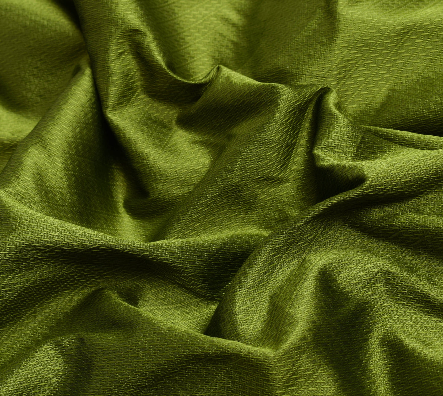 Sushila Vintage Green Rust Saree Pure Silk Zari Brocade Sari with Blouse Fabric
