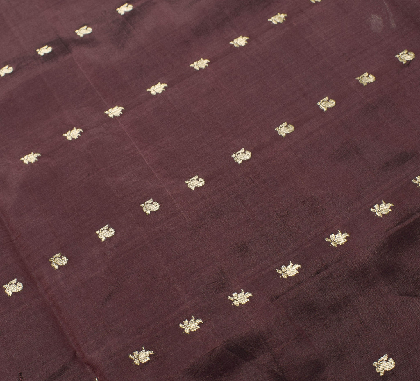 Sushila Vintage Dark Maroon 100% Pure Silk Saree Zari Brocade Classy Sari Fabric