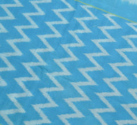 Sushila Vintage Pure Cotton Cream Saree Hand Woven Ikat Patola Sari Craft Fabric
