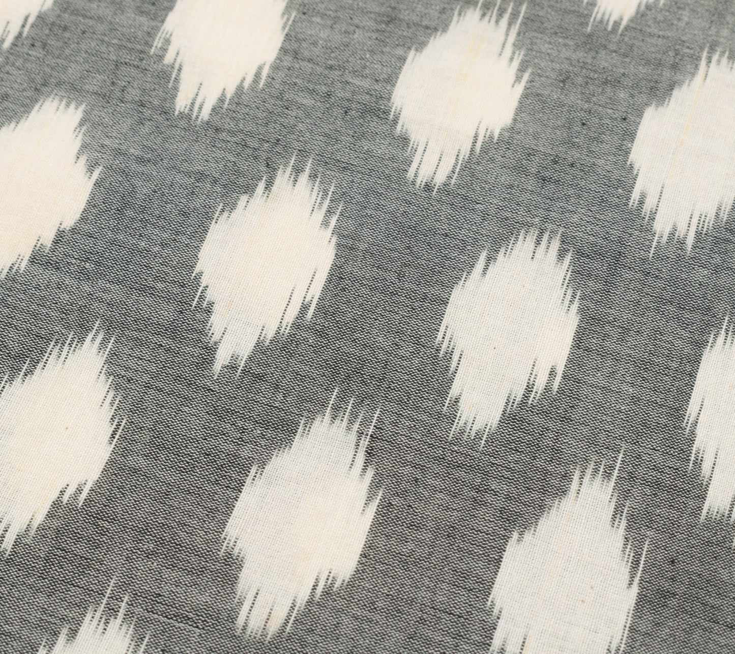 Sushila Vintage Pure Cotton Cream Saree Hand Woven Ikat Patola Sari Craft Fabric