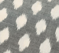 Sushila Vintage Pure Cotton Cream Saree Hand Woven Ikat Patola Sari Craft Fabric