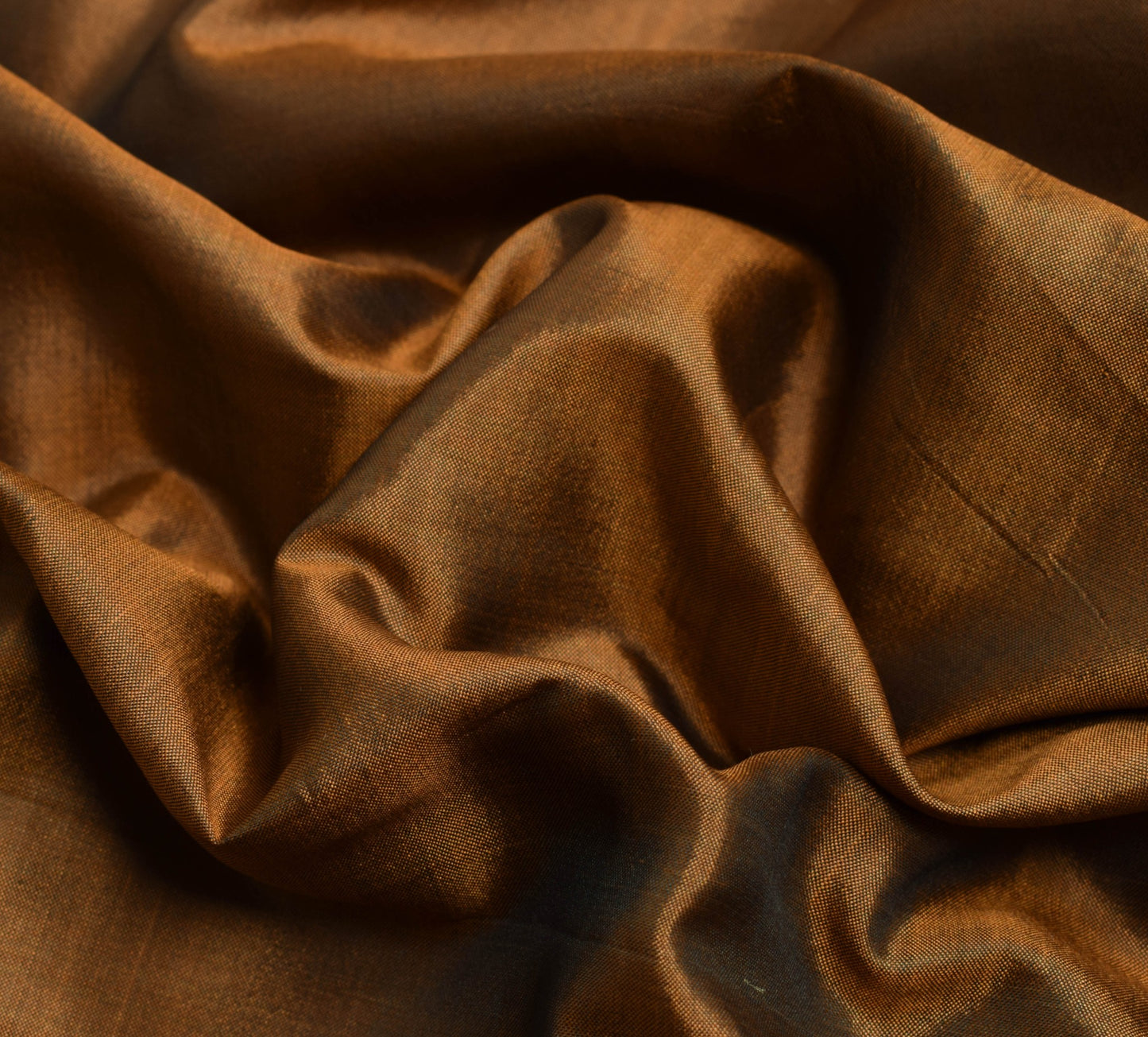 Sushila Vintage Brown 100% Pure Silk Saree Woven Classic Traditional Sari Fabric