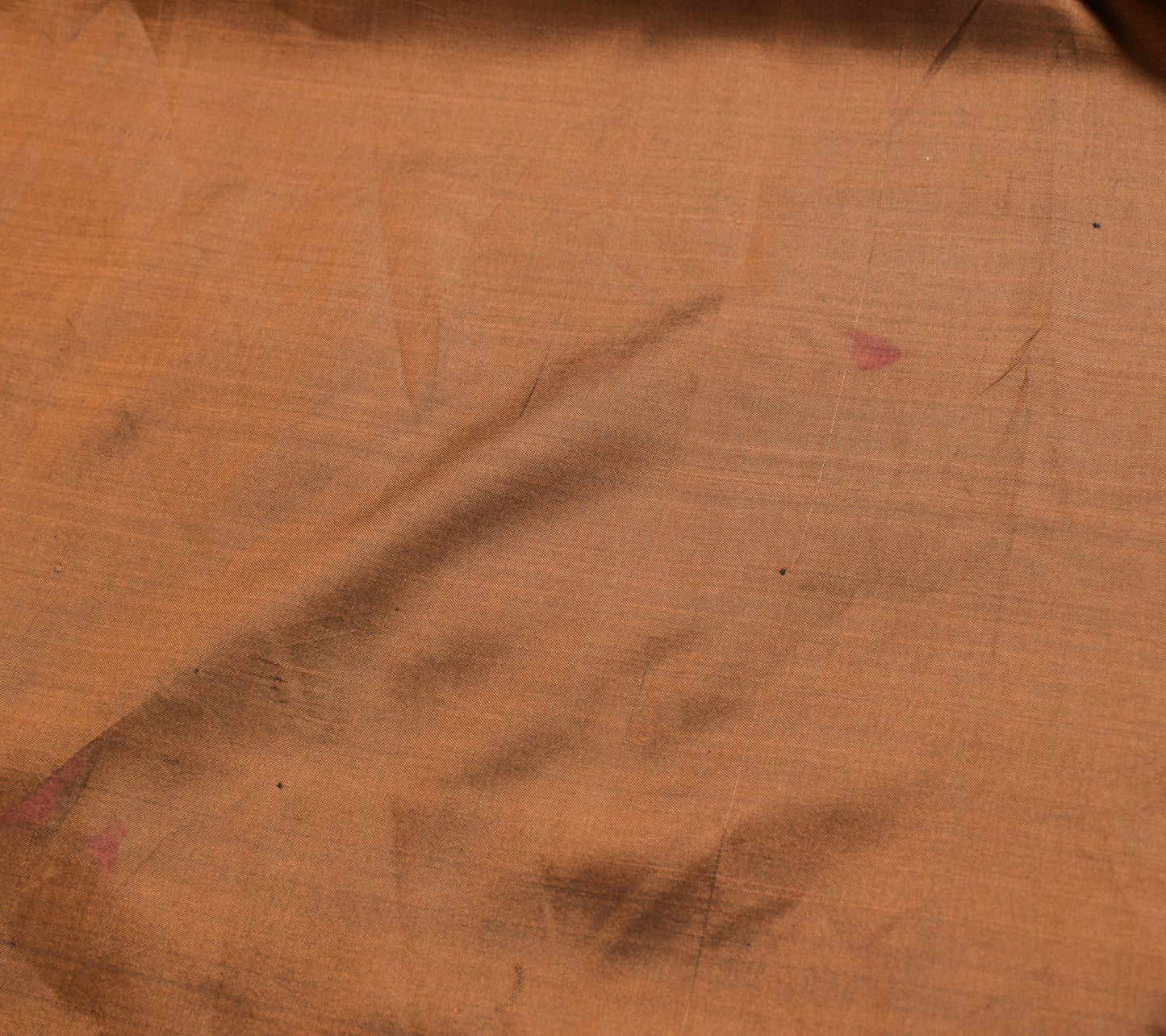 Sushila Vintage Brown 100% Pure Silk Saree Woven Classic Traditional Sari Fabric