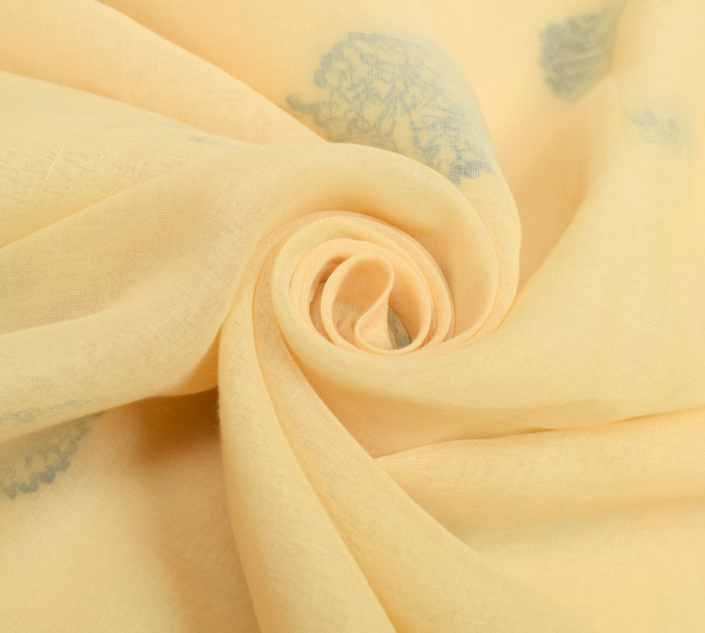 Sushila Vintage Cream Art Cotton Saree With Chikankari Lucknowi Work Sari Fabric