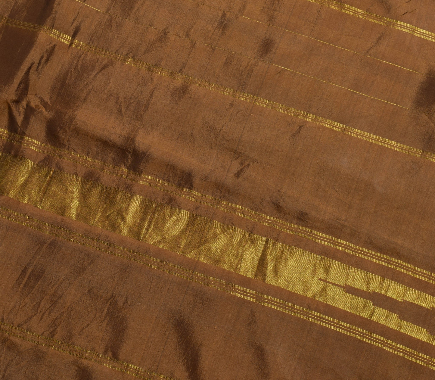 Sushila Vintage Dark Maroon Dual Tone Saree 100%Pure Silk Woven Soft Sari Fabric