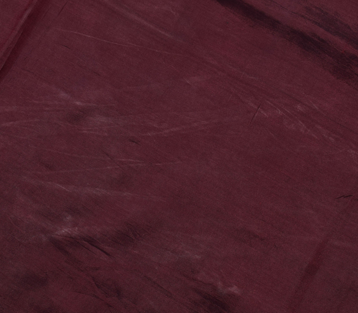 Sushila Vintage Dark Maroon Dual Tone Saree 100%Pure Silk Woven Soft Sari Fabric