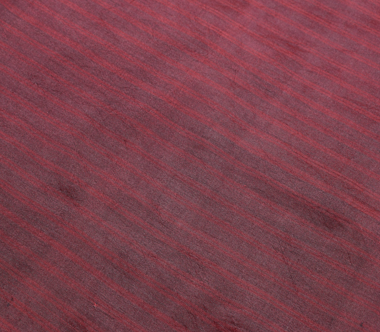 Sushila Vintage Maroon Dual Tone Saree Woven 100% Pure Silk Soft Sari Fabric