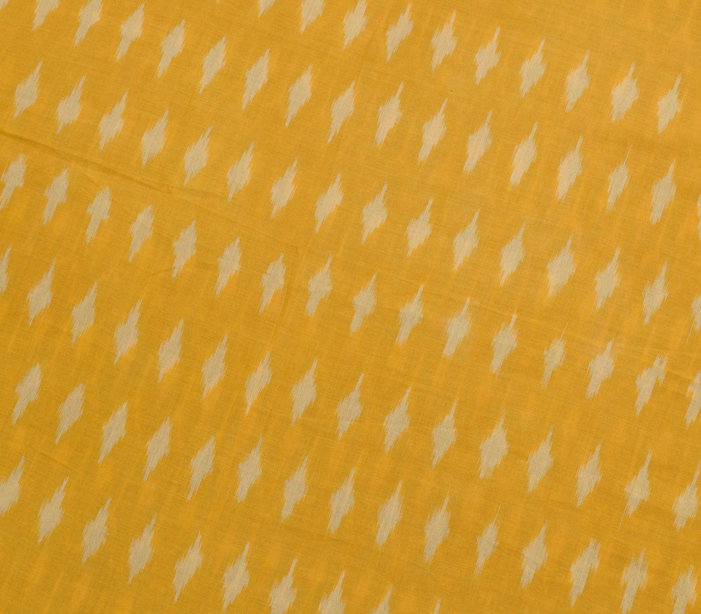 Sushila Vintage Brown Cotton Saree Hand Woven Ikat Patola Soft Sari Craft Fabric
