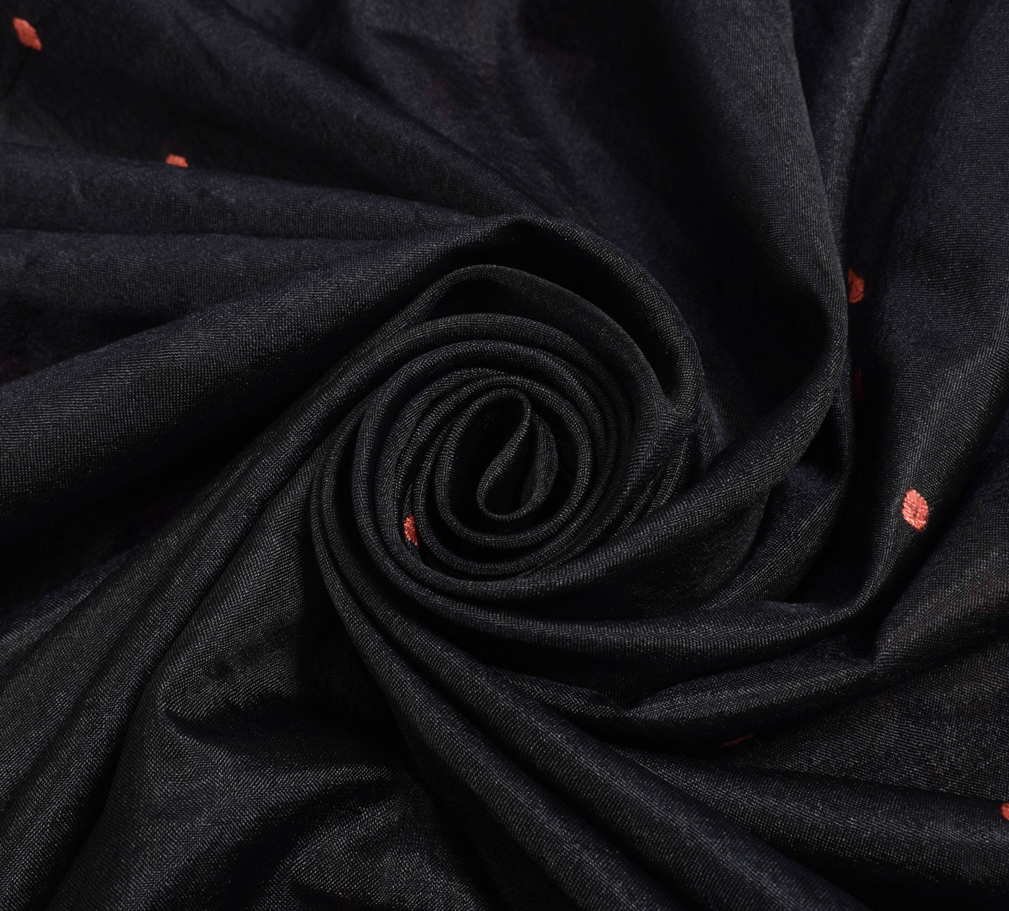 Sushila Vintage Black Silk Saree Baluchari Woven Traditional Soft Sari Fabric