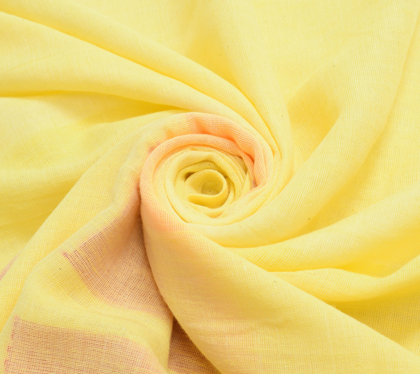 Sushila Vintage Yellow Tant Woven Saree Pure Cotton Daily Wear Soft Sari Fabric
