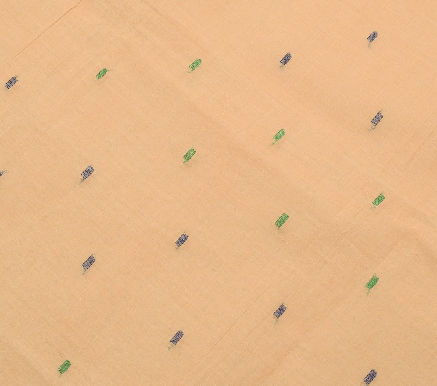 Sushila Vintage Peach Tant Woven Saree 100% Pure Cotton Bengali  Sari Fabric