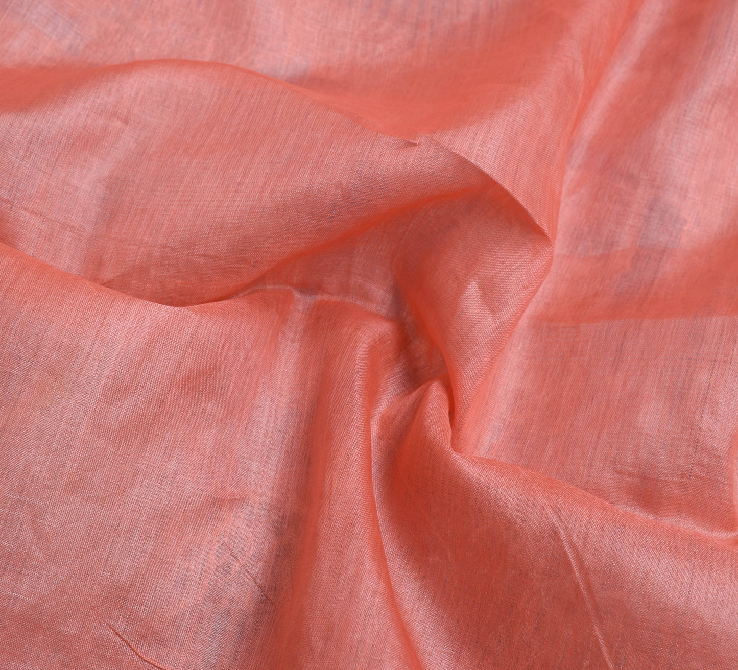 Sushila Vintage Pink Floral Saree 100% Pure Tussar Silk Embroidered Sari Fabric