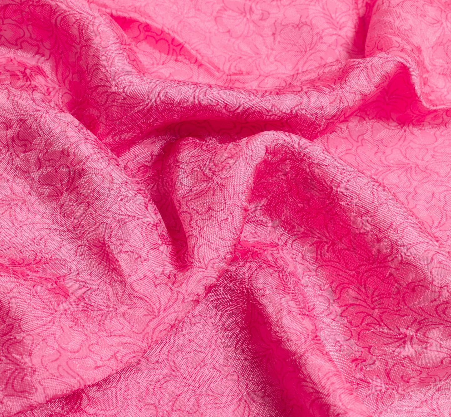 Sushila Vintage Pink Pure Viscose Saree Trending Mirror Work Soft Sari Fabric