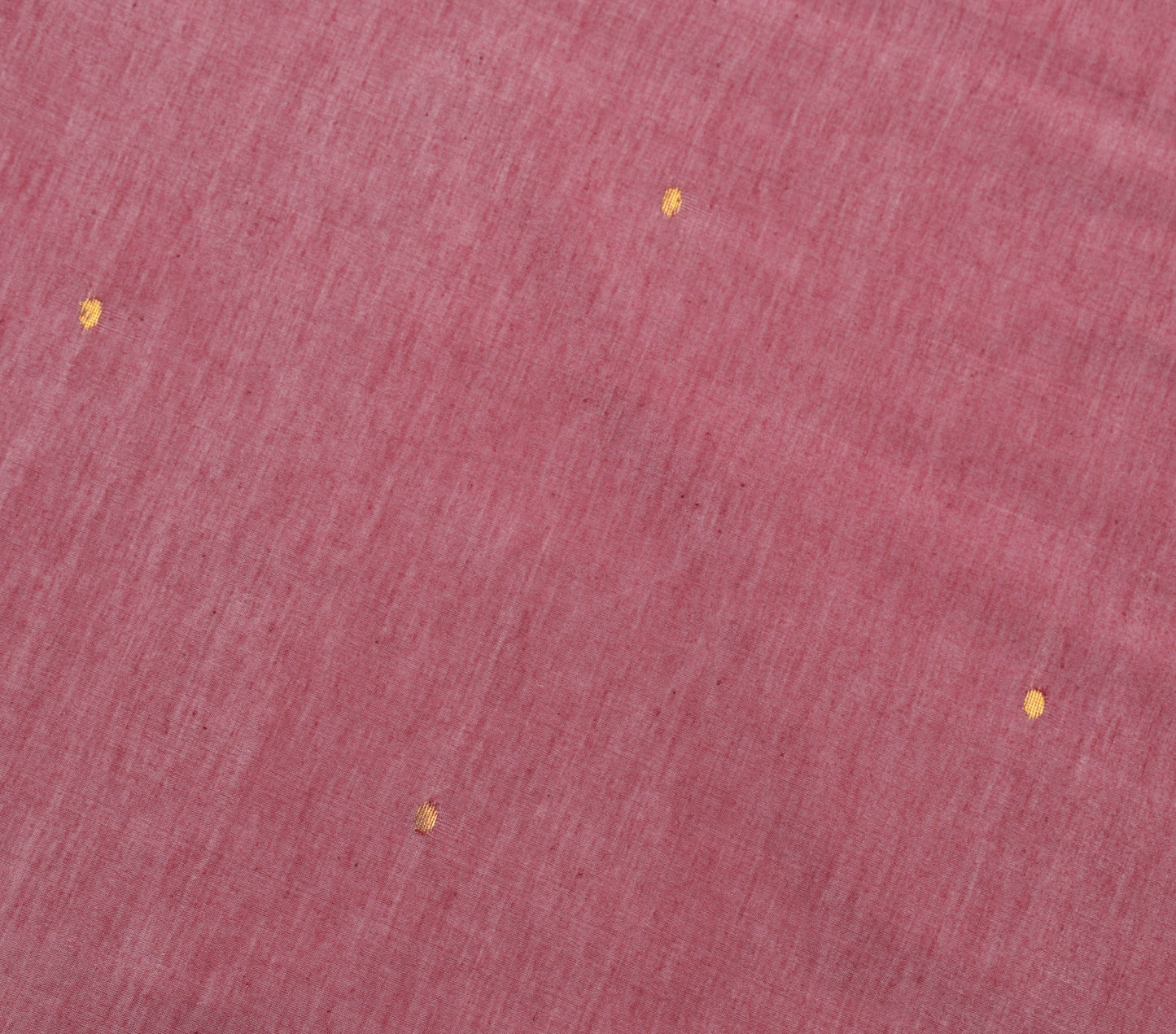 Sushila Vintage Pure Ilkal Saree Zari Butta Cotton Silk Onion Red Soft Fabric