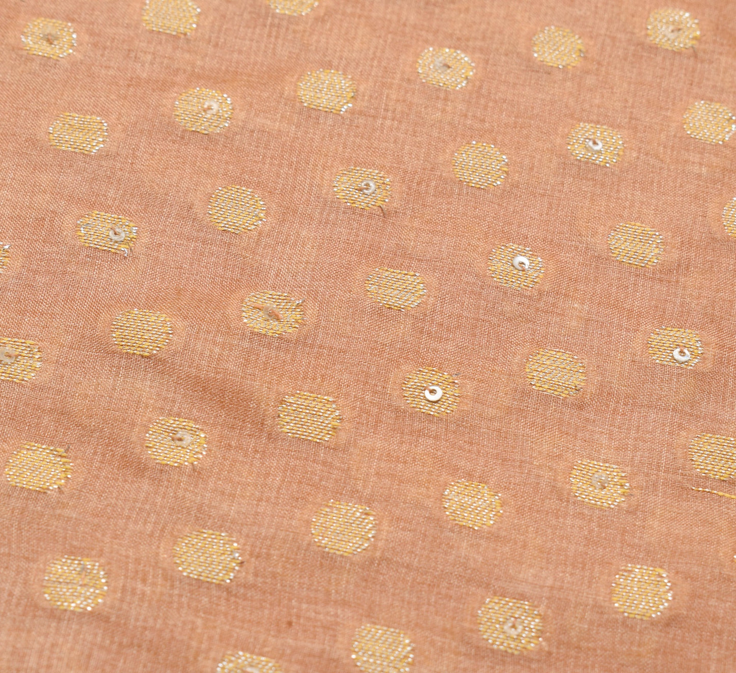 Sushila Vintage Brown Saree 100% Pure Tussar Silk Zari Woven Indian Sari Fabric