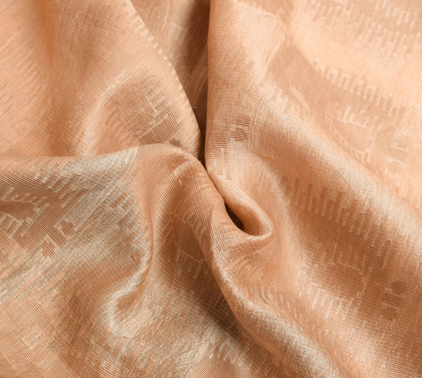 Sushila Vintage Beige Saree 100% Pure Silk Paisley Woven Traditional Sari Fabric