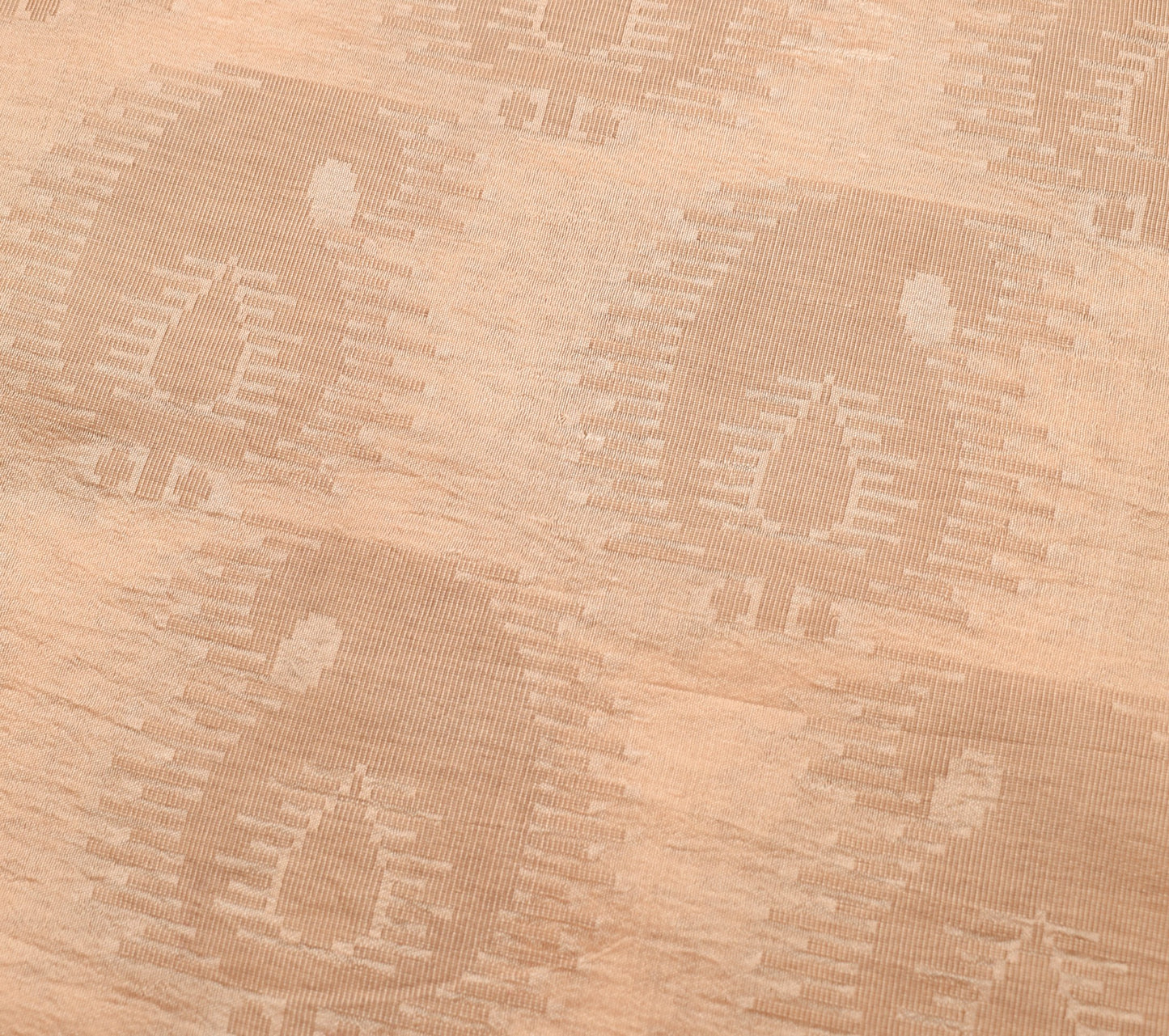 Sushila Vintage Beige Saree 100% Pure Silk Paisley Woven Traditional Sari Fabric