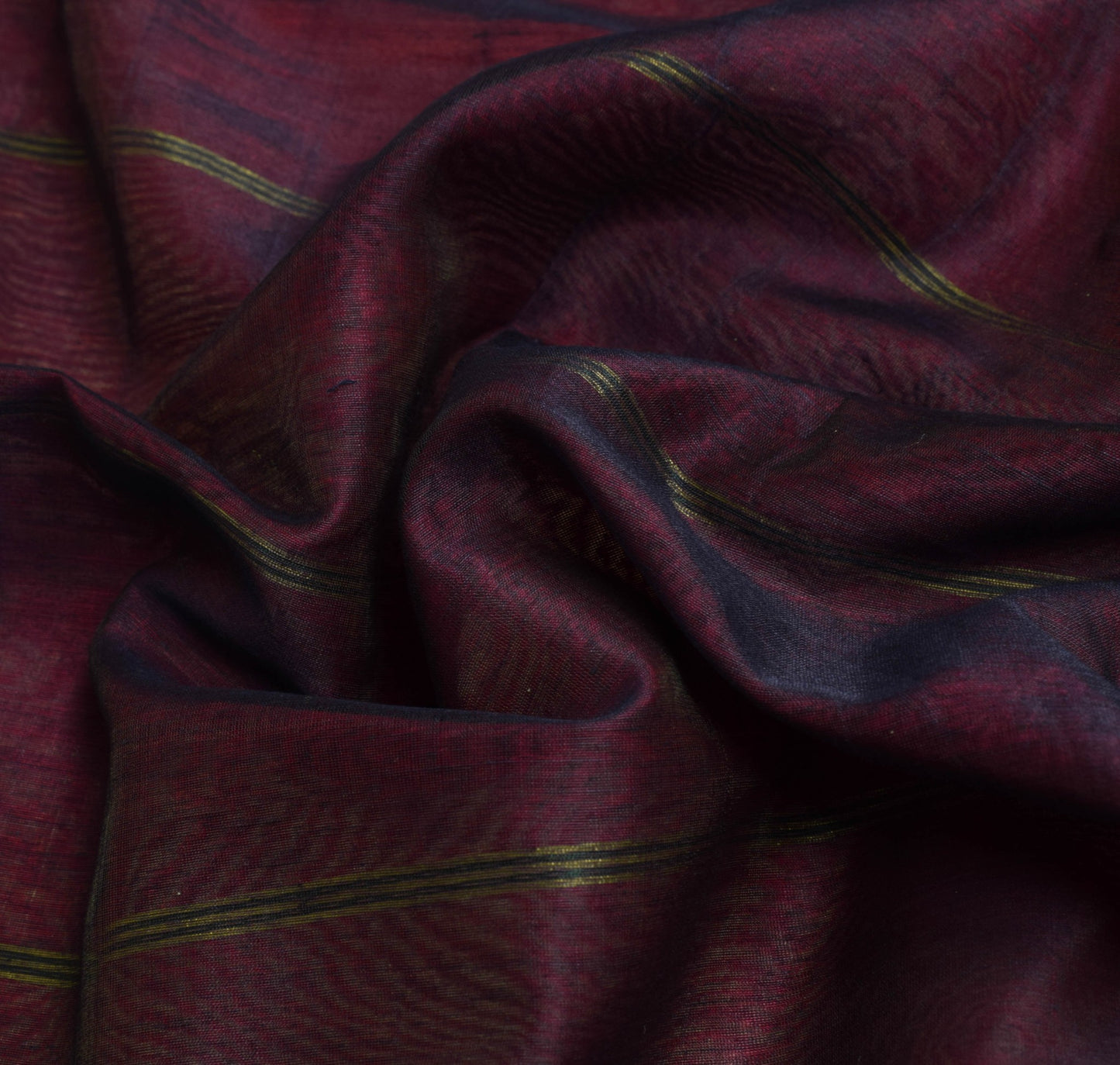 Sushila Vintage Navy Blue Saree 100% Pure Silk Brocade Pallu Border Sari Fabric