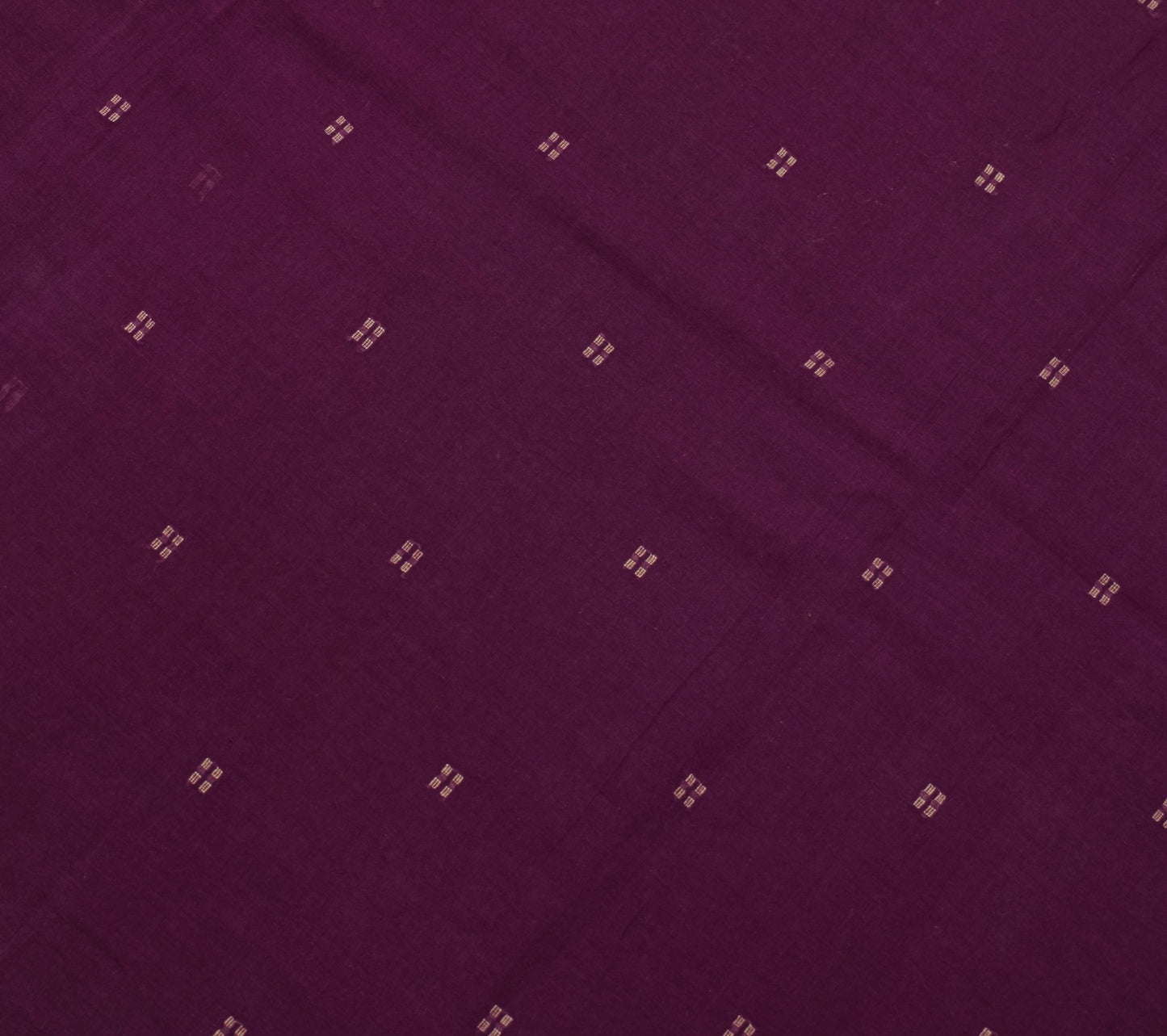 Sushila Vintage Purple Saree Traditional Bengal Tant Pure Cotton Sari Fabric