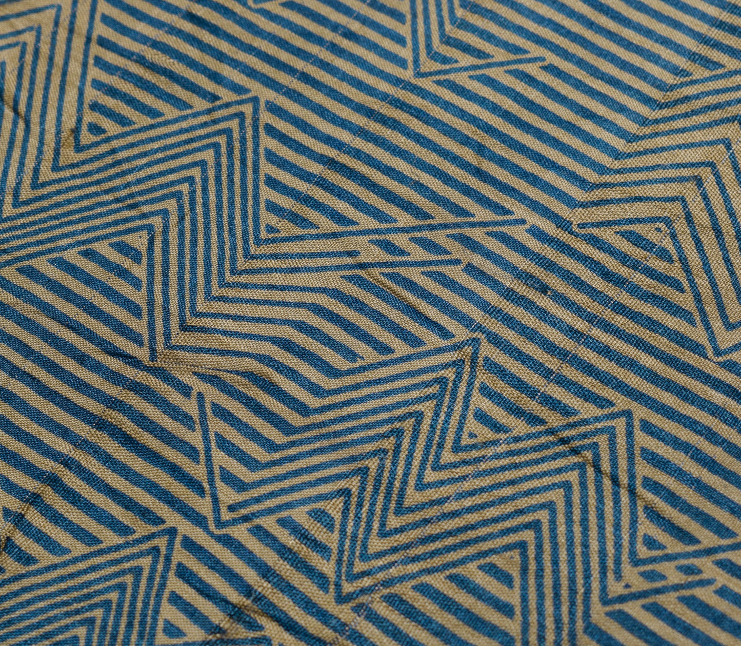 Sushila Vintage Hand Block Printed Saree 100% Pure Tussar Silk Soft Sari Fabric