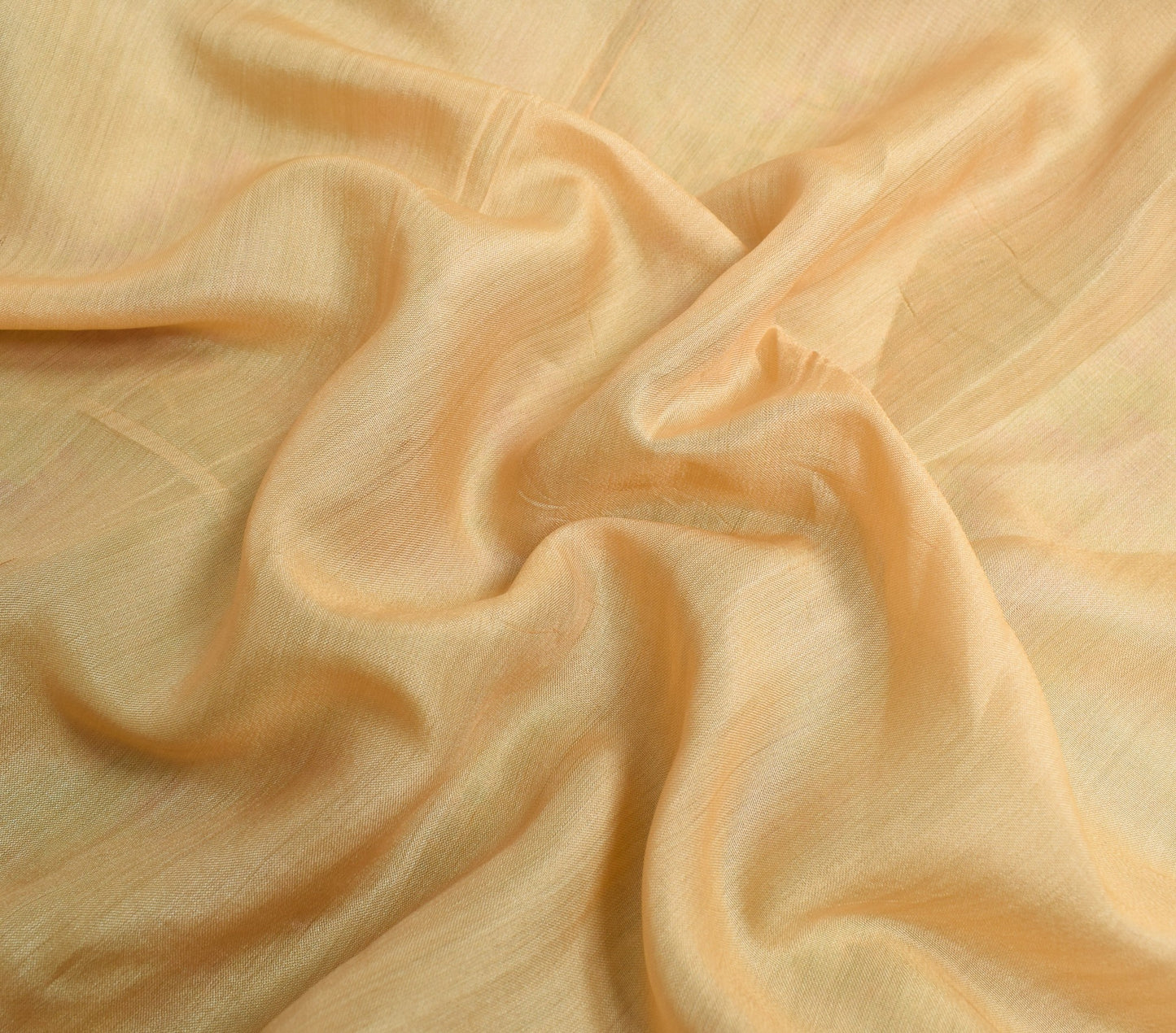 Sushila Vintage Beige Saree Woven Embroidered Pure Tussar Silk Soft Sari Fabric
