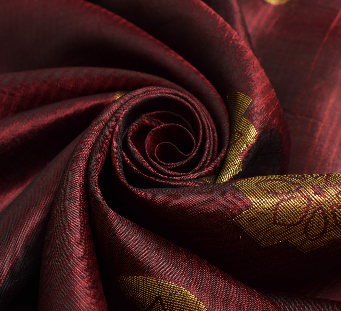Sushila Vintage Pure South Silk Saree Zari Woven Maroon Wedding Soft Sari Fabric
